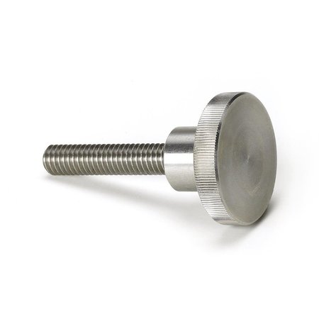 MORTON Thumb Screw, 1/4"-20 Thread Size, Stainless Steel, 1/4" Head Ht KK-2510SS